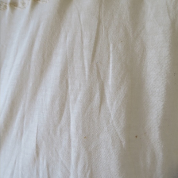Lauren‎ Ralph Lauren Cream Textured Short Sleeve Tee - size Large - Picture 5 of 5